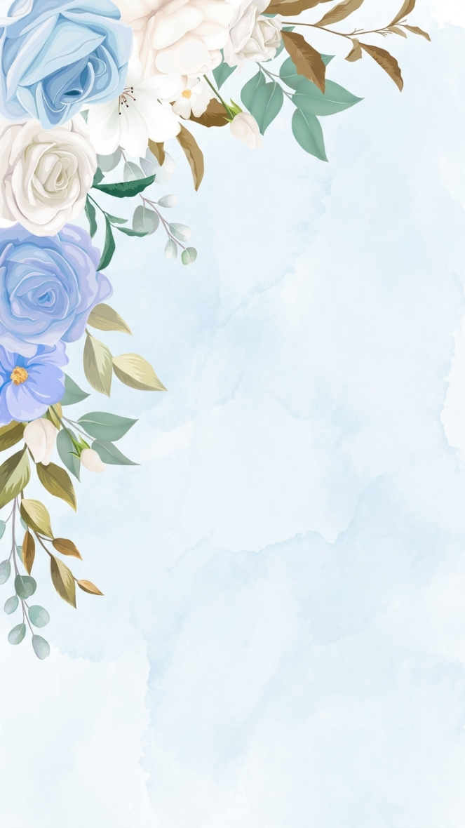 Floral Design 3 Digital invitation cover